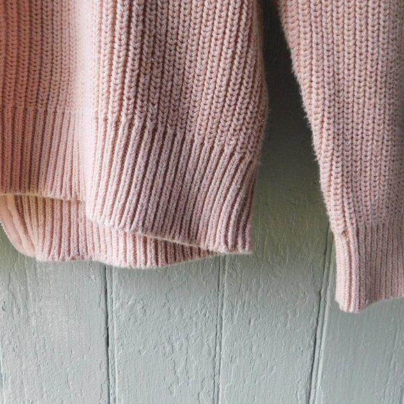 🦔🦔 Dusty Rose Ribbed Zipper Cardigan - Picture 12 of 13